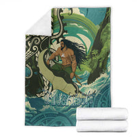 Aotearoa Tangaroa Atua Blanket New Zealand God Of The Ocean LT14 - Polynesian Pride