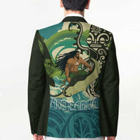 Aotearoa Tangaroa Atua Blazer New Zealand God Of The Ocean - Polynesian Pride