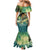 Aotearoa Tangaroa Atua Family Matching Mermaid Dress and Hawaiian Shirt New Zealand God Of The Ocean