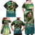 Aotearoa Tangaroa Atua Family Matching Off Shoulder Maxi Dress and Hawaiian Shirt New Zealand God Of The Ocean