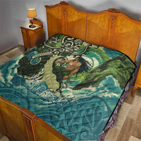 Aotearoa Tangaroa Atua Quilt New Zealand God Of The Ocean
