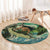 Aotearoa Tangaroa Atua Round Carpet New Zealand God Of The Ocean