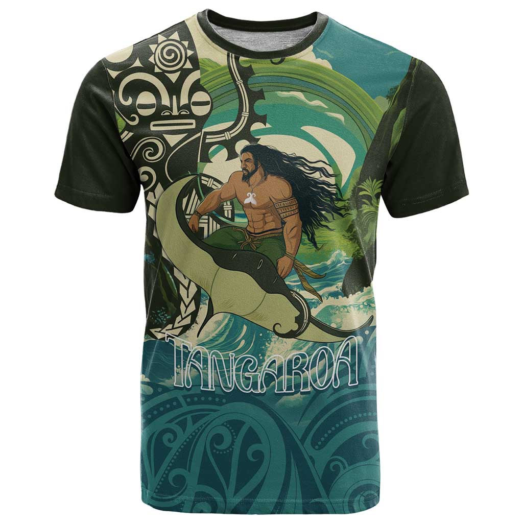 Aotearoa Tangaroa Atua T Shirt New Zealand God Of The Ocean