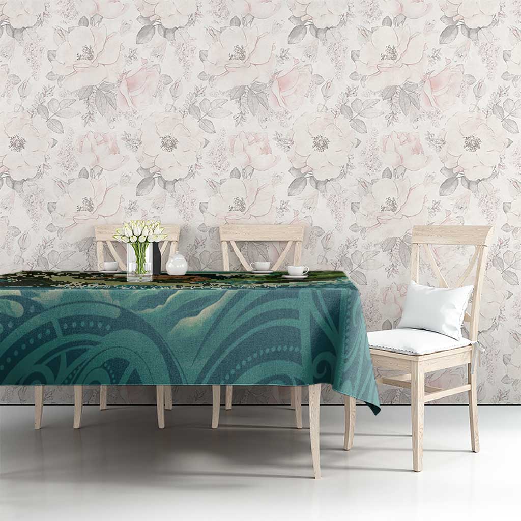 Aotearoa Tangaroa Atua Tablecloth New Zealand God Of The Ocean LT14 - Polynesian Pride