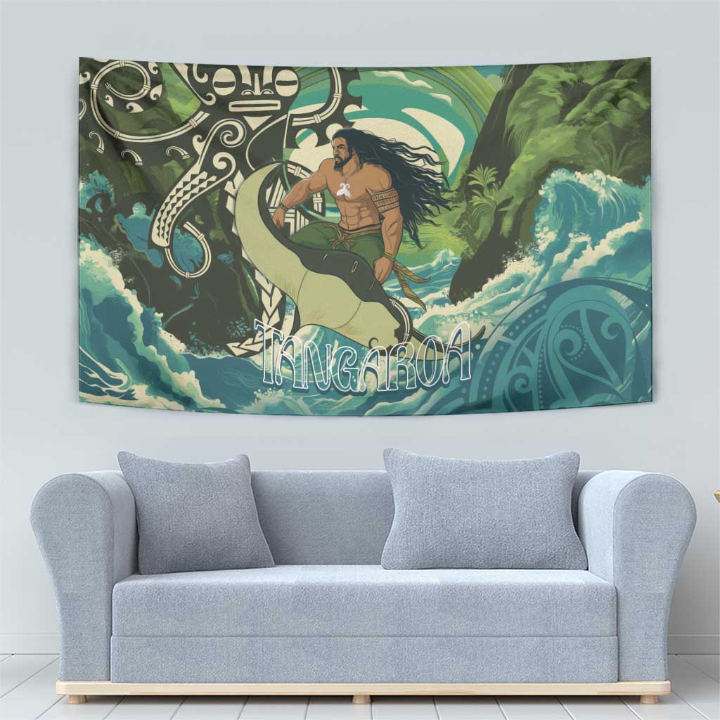 Aotearoa Tangaroa Atua Tapestry New Zealand God Of The Ocean