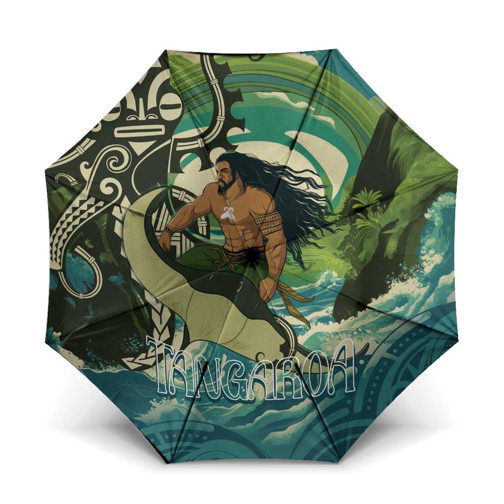 Aotearoa Tangaroa Atua Umbrella New Zealand God Of The Ocean - Polynesian Pride