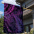 New Zealand Lizard Garden Flag Silver Fern Aotearoa Maori Purple Version