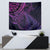 New Zealand Lizard Tapestry Silver Fern Aotearoa Maori Purple Version