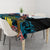 Personalised United States And New Zealand Tablecloth USA Eagle With Kowhai Aotearoa Tui Bird