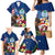 Personalised United States And Guam Family Matching Mermaid Dress and Hawaiian Shirt USA Eagle With Guahan Seal Tropical Vibes