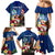 Personalised United States And Guam Family Matching Mermaid Dress and Hawaiian Shirt USA Eagle With Guahan Seal Tropical Vibes