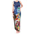 Personalised United States And Guam Tank Maxi Dress USA Eagle With Guahan Seal Tropical Vibes