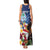 Personalised United States And Guam Tank Maxi Dress USA Eagle With Guahan Seal Tropical Vibes