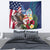 Personalised United States And Guam Tapestry USA Eagle With Guahan Seal Tropical Vibes