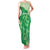 Aloha Hawaii Molokai Island Family Matching Tank Maxi Dress and Hawaiian Shirt Hibiscus Tribal Honu Hawaiian Tattoo Green