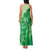 Aloha Hawaii Molokai Island Family Matching Tank Maxi Dress and Hawaiian Shirt Hibiscus Tribal Honu Hawaiian Tattoo Green