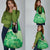 Aloha Hawaii Molokai Island Grocery Bag Hibiscus Tribal Honu Hawaiian Tattoo Green
