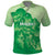 Aloha Hawaii Molokai Island Polo Shirt Hibiscus Tribal Honu Hawaiian Tattoo Green