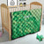 Aloha Hawaii Molokai Island Quilt Hibiscus Tribal Honu Hawaiian Tattoo Green
