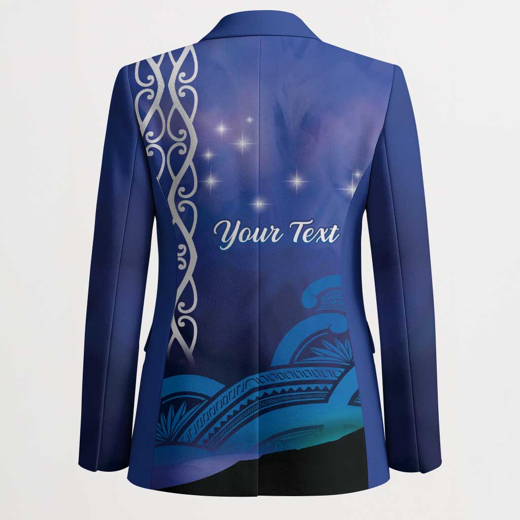 Personalised Matariki New Zealand Blazer Maori New Year Galaxy Koru Pattern - Polynesian Pride