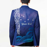 Personalised Matariki New Zealand Blazer Maori New Year Galaxy Koru Pattern - Polynesian Pride