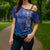 Personalised Matariki New Zealand Cross Shoulder Shirt Maori New Year Galaxy Koru Pattern - Polynesian Pride