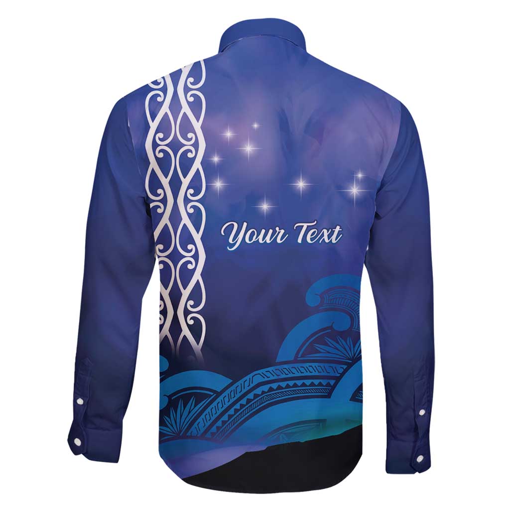 Personalised Matariki New Zealand Family Matching Long Sleeve Bodycon Dress and Hawaiian Shirt Maori New Year Galaxy Koru Pattern