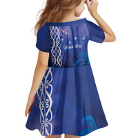 Personalised Matariki New Zealand Family Matching Off Shoulder Maxi Dress and Hawaiian Shirt Maori New Year Galaxy Koru Pattern