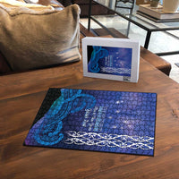 Personalised Matariki New Zealand Puzzle Maori New Year Galaxy Koru Pattern - Polynesian Pride