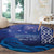 Personalised Matariki New Zealand Round Carpet Maori New Year Galaxy Koru Pattern