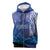 Personalised Matariki New Zealand Sleeveless Zip Hoodie Maori New Year Galaxy Koru Pattern - Polynesian Pride