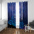 Personalised Matariki New Zealand Window Curtain Maori New Year Galaxy Koru Pattern