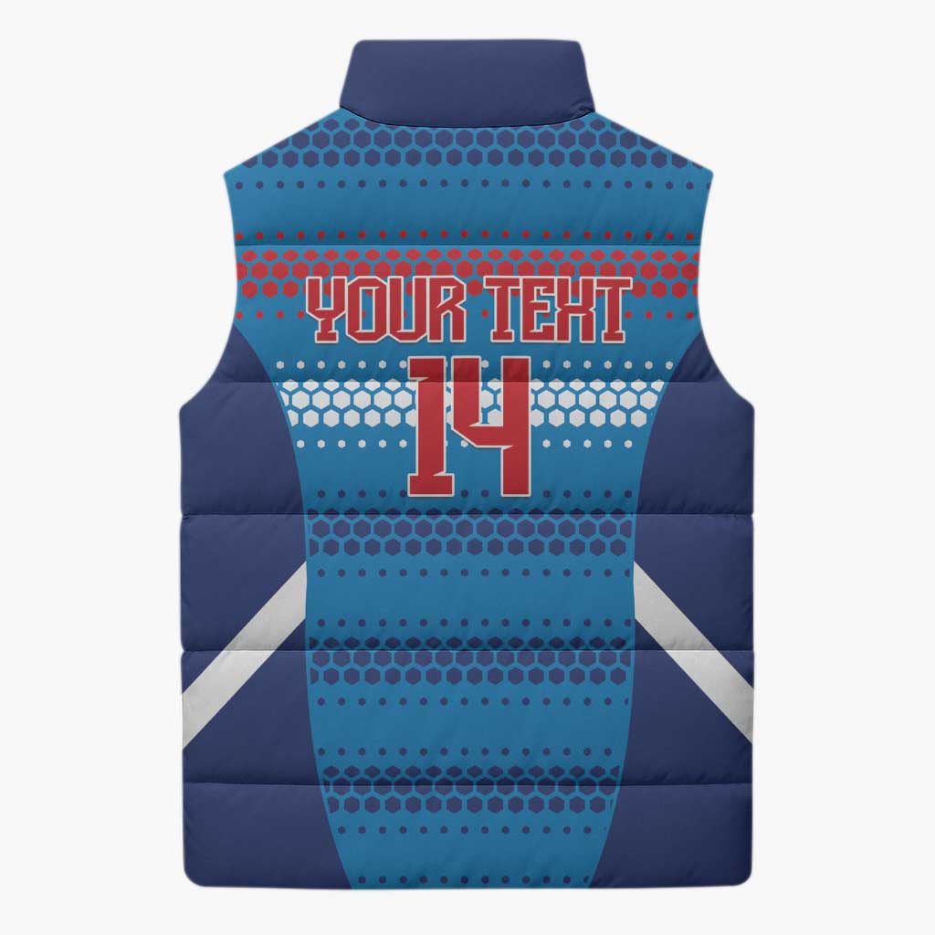 Philippines Football 2026 Sleeveless Puffer Jacket Come On Filipinas LT14 - Polynesian Pride