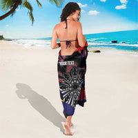 Philippines Sun Tattoo Sarong Feathers Filipinas Grunge Style Black LT14 - Polynesian Pride