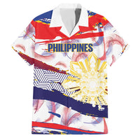 Philippines Sun Tattoo Family Matching Mermaid Dress and Hawaiian Shirt Feathers Filipinas Grunge Style White