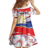 Philippines Sun Tattoo Family Matching Short Sleeve Bodycon Dress and Hawaiian Shirt Feathers Filipinas Grunge Style White