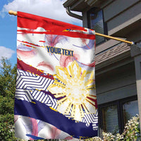 Philippines Sun Tattoo Garden Flag Feathers Filipinas Grunge Style White LT14 - Polynesian Pride