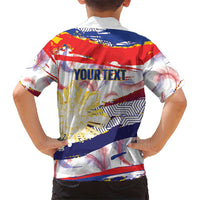 Philippines Sun Tattoo Hawaiian Shirt Feathers Filipinas Grunge Style White LT14 - Polynesian Pride