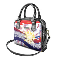 Philippines Sun Tattoo Shoulder Handbag Feathers Filipinas Grunge Style White LT14 - Polynesian Pride