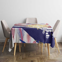 Philippines Sun Tattoo Tablecloth Feathers Filipinas Grunge Style White LT14 - Polynesian Pride