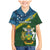 Personalised Solomon Islands Darts Family Matching Mermaid Dress and Hawaiian Shirt Tropical Leaves Melanesian Pattern