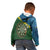 Personalised Solomon Islands Darts Kid Hoodie Tropical Leaves Melanesian Pattern