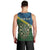 Personalised Solomon Islands Darts Men Tank Top Tropical Leaves Melanesian Pattern