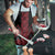 Red Aotearoa Mangopare Kowhaiwhai Niho Taniwha Apron Maori New Zealand - Polynesian Pride