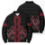 Red Aotearoa Mangopare Kowhaiwhai Niho Taniwha Bomber Puffer Jacket Maori New Zealand - Polynesian Pride