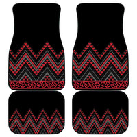 Red Aotearoa Mangopare Kowhaiwhai and Niho Taniwha Car Mats Maori New Zealand