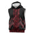 Red Aotearoa Mangopare Kowhaiwhai Niho Taniwha Sleeveless Hoodie Maori New Zealand - Polynesian Pride