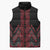 Red Aotearoa Mangopare Kowhaiwhai Niho Taniwha Sleeveless Puffer Jacket Maori New Zealand - Polynesian Pride