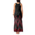 Red Aotearoa Mangopare Kowhaiwhai and Niho Taniwha Tank Maxi Dress Maori New Zealand