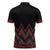 Red Aotearoa Mangopare Kowhaiwhai Niho Taniwha Zipper Polo Shirt Maori New Zealand - Polynesian Pride
